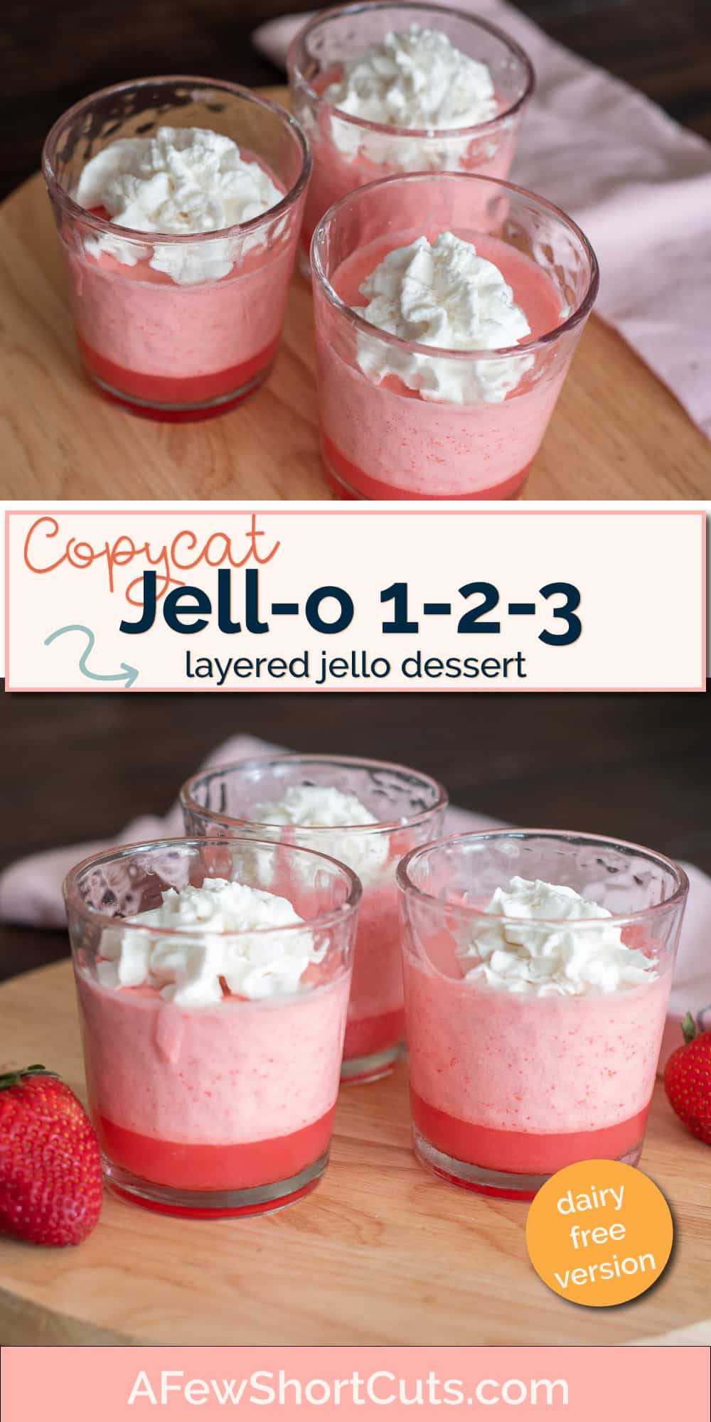 Copycat Jello 123 Layered Jello Dessert Recipe A Few Shortcuts