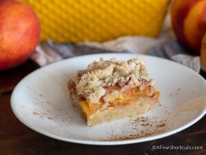 Peach Crumb Bars Recipe
