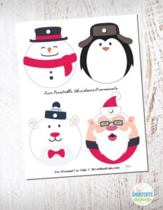 FREE Printable Christmas Ornaments