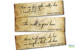 Free A Series of Unfortunate Events Printable Bookmarks